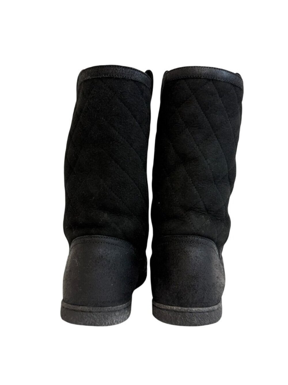 Chanel Quilted Boots Black - Picture 4 of 8